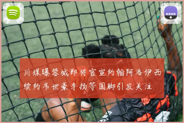 川媒曝蓉城即将官宣约翰阿洛伊西续约韦世豪李扬等国脚引发关注